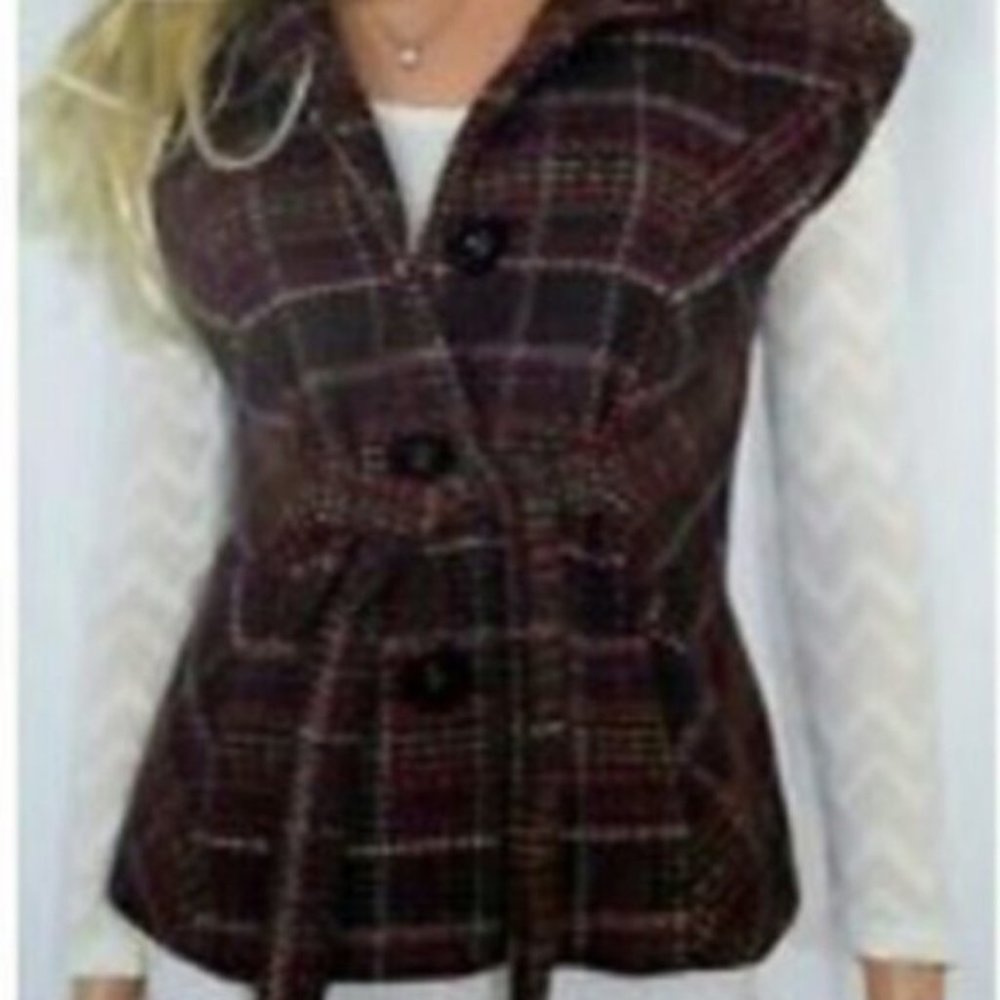 Cabi wool-blend vest size xs